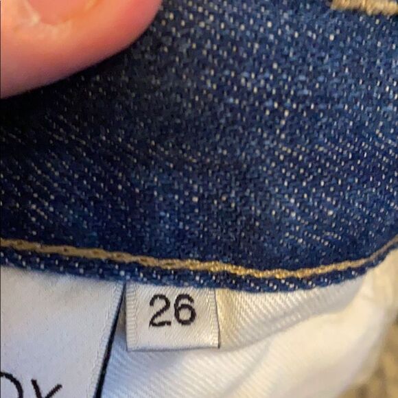 Wildfox Marissa Boyfriend Fit Blue Distressed Denim Jeans Festival Casual Boho - Picture 9 of 11